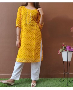 Printed kurti with Plazo