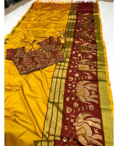 AURA COTTON SILK SAREE