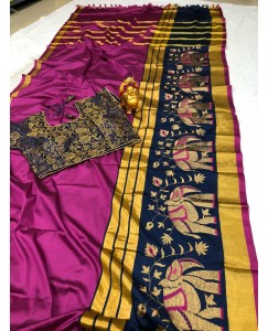 ELEGANT COTTON SILK SAREE