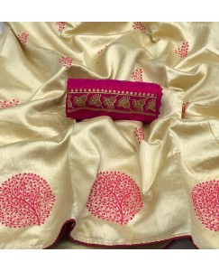 SANA SILK EMBROIDERED SAREE