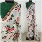 White florel Saree