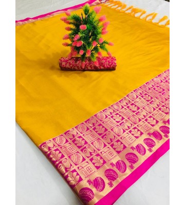 Cotton Silk Rich Saree